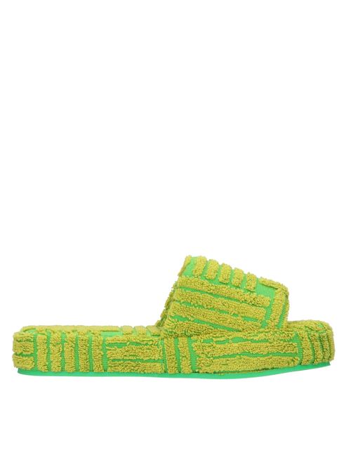 Mules in tessuto. BOTTEGA VENETA | 699139 VYMY0 7072VERDE